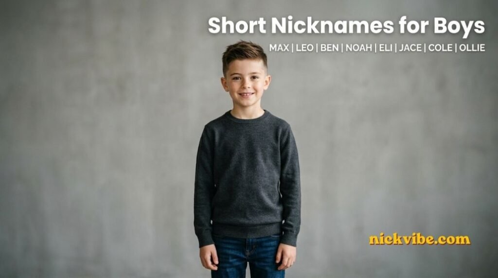 Nicknames for Boys