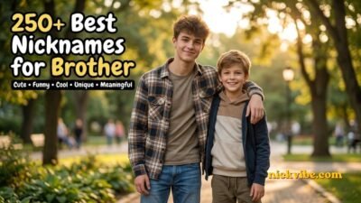 Nicknames for Brother