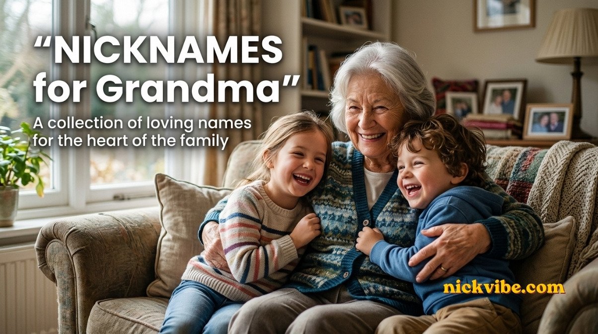 Nicknames for Grandma