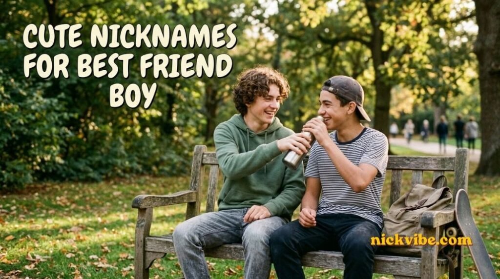 Nicknames for Best Friend Boy