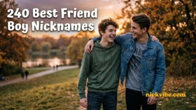 Nicknames for Best Friend Boy