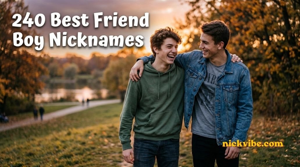 Nicknames for Best Friend Boy