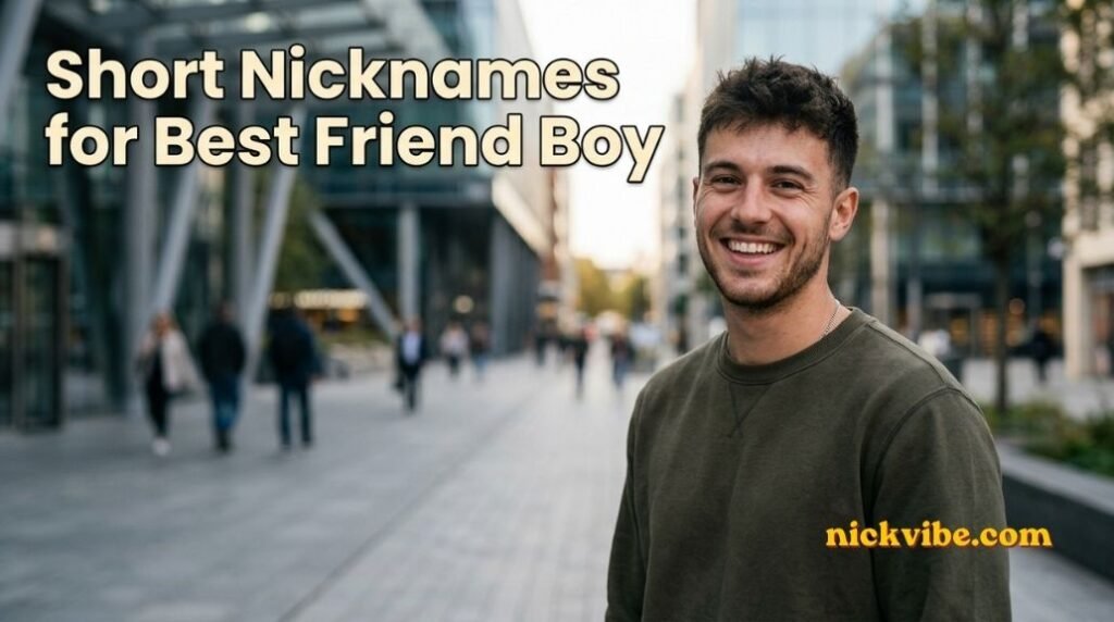 Nicknames for Best Friend Boy