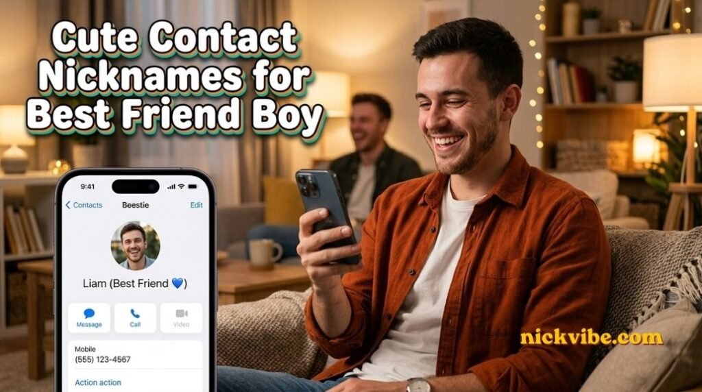 Nicknames for Best Friend Boy